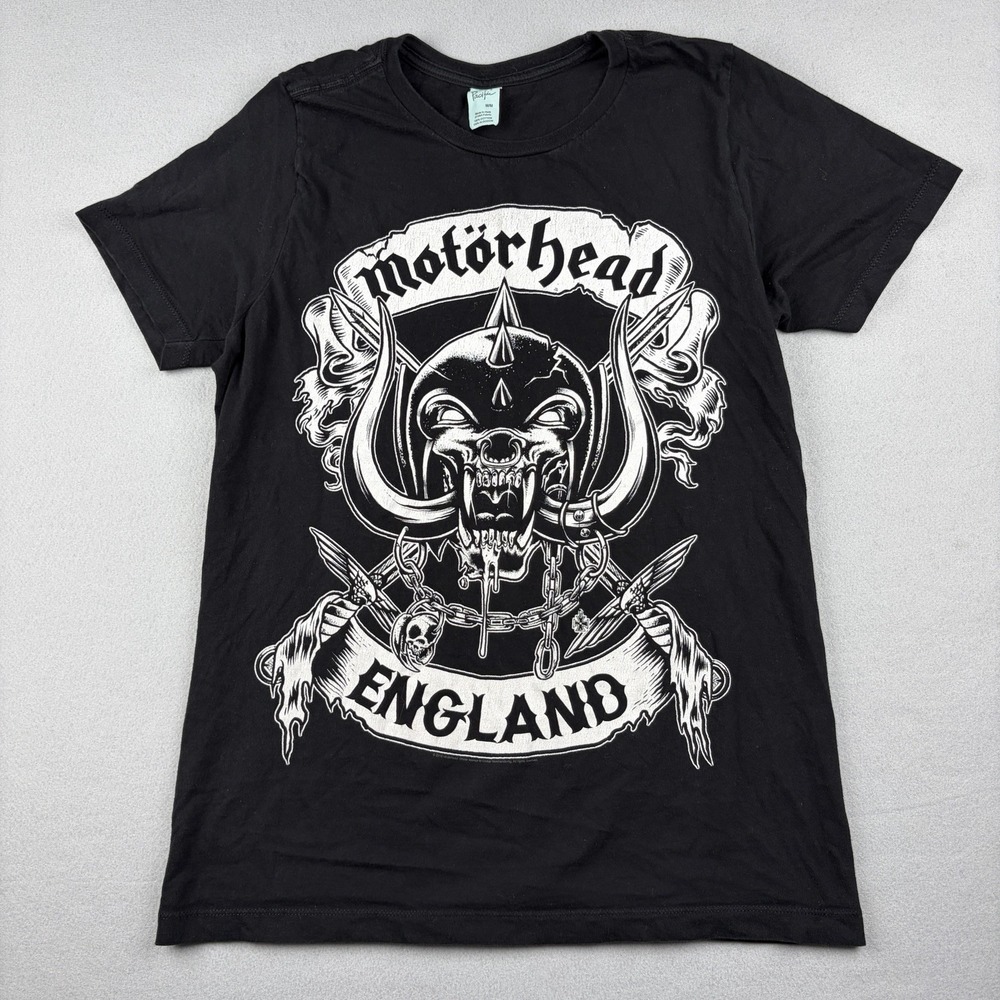 Motörhead England Warpig Graphic Band T-Shirt Black Men's Medium